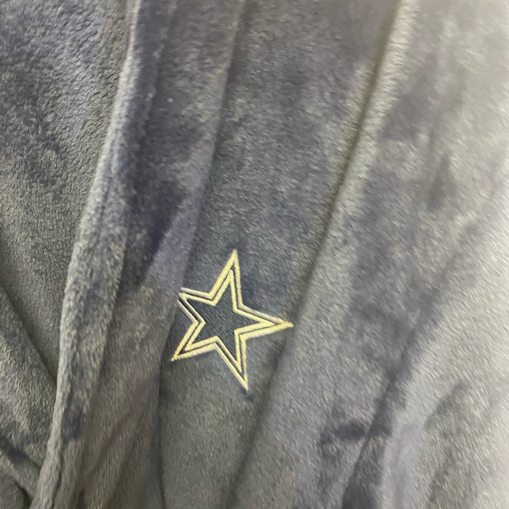 Dallas Cowboys Men’s House Coat Robe - Picture 4 of 4